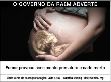 Macau 2013 ETS baby - premature birth and stillbirth (Portuguese)